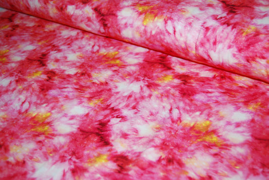 Colourful batik flower trikå