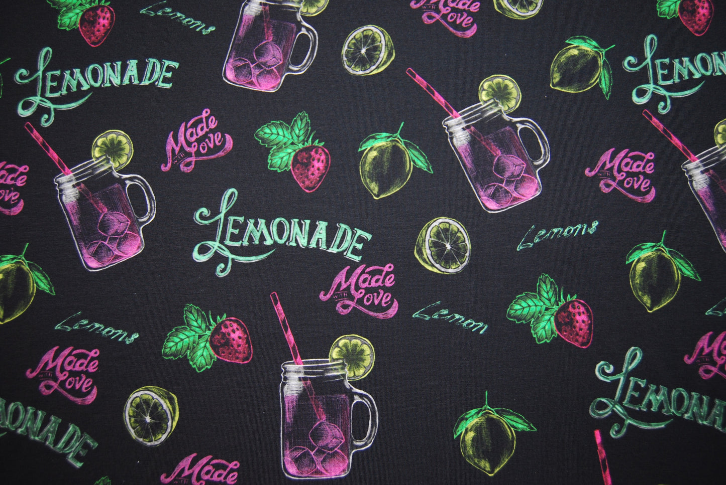 Neon lemonade digitalt tryck (fler färger)